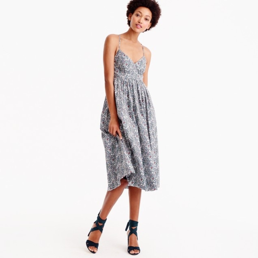J Crew Dress in Liberty June's Meadow Floral